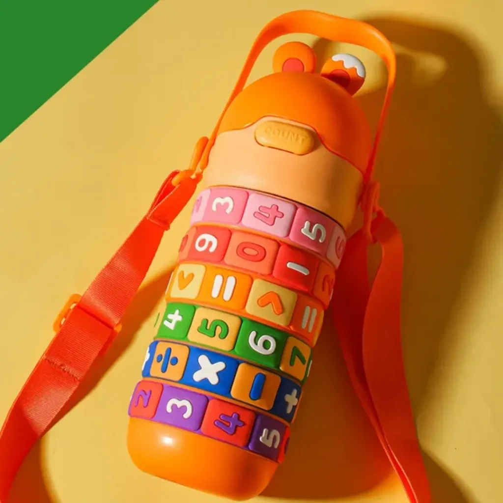 [1] children's mathematical thermos 316 food grade stainless steel water cup. 