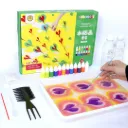 12 colors marbling paint set transferable to paper, plastic and fabric 